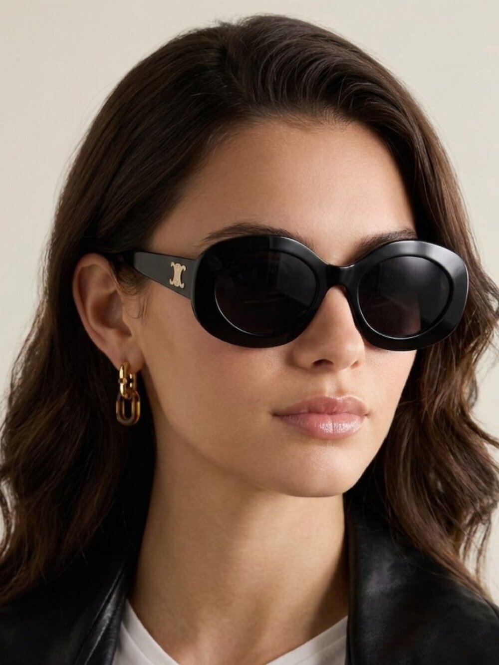 NWT CELINE WOMEN SUNGLASSES BLACK EYEWEAR